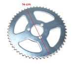 Corona 54 Dientes Mini Quad ATV 2 Tiempos 14cm Diametro