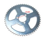 Corona 54 Dientes Mini Quad ATV 2 Tiempos 3cm entre orificios