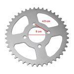 Corona Cadena 37 Dientes Mini Quad Dirt Bike 4T Medidas 4.5cm x 5cm